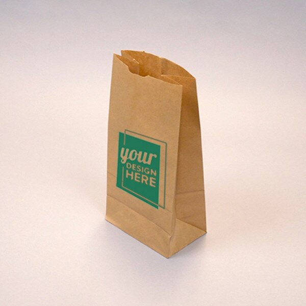 Custom-Printed Natural Kraft 8-lb G
